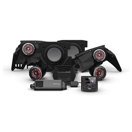 Rockford Fosgate X317-STG5 Audio Kit: PMX-3 Receiver, 1500-Watt Amp, M2 Series Color Optix Multicolor LED Lighted Front, Rear Speakers & Dual Subwoofers for Select Can-Am X3 Models (2017-2022) Rockford Fosgate X317-STG5 Audio Kit: PMX-3 Receiver, 1500-Watt Amp, M2 Series Color Optix Multicolor LED Lighted Front, Rear Speakers & Dual Subwoofers for Select Can-Am X3 Models (2017-2022)